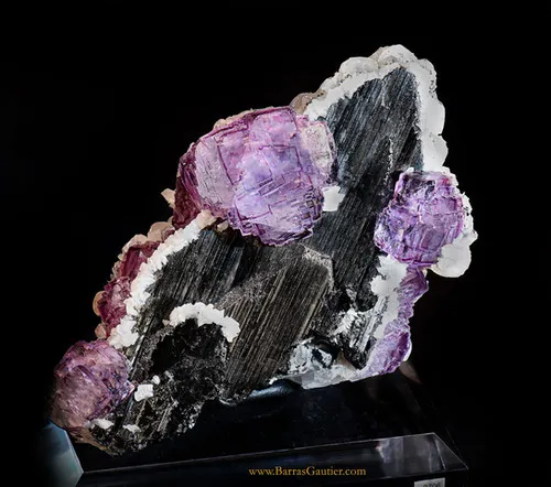 Fluorite - Wolframite - Calcite - Pyrite - image 2