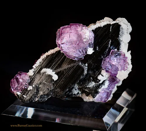 Fluorite - Wolframite - Calcite - Pyrite - image 3