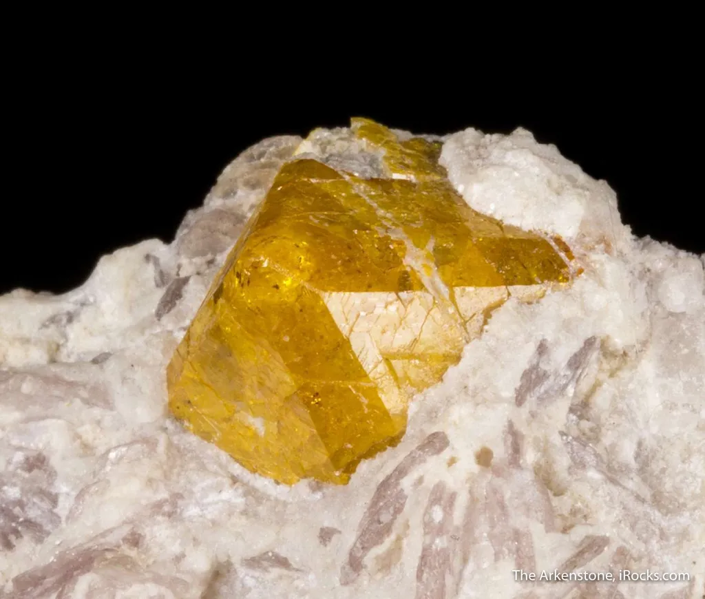 Fluornatromicrolite on Lepidolite image