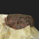Foliated Zincite on Calcite (fl), with Willemite (fl) - image 4