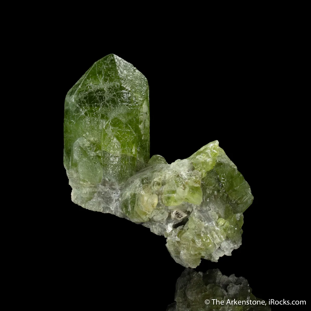 Forsterite var. Peridot with Magnetite - image 5