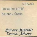 Francevillite and Mounanaite  (type locality for both species) - image 3