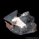 Franklinite with Calcite and Zincite - image 3