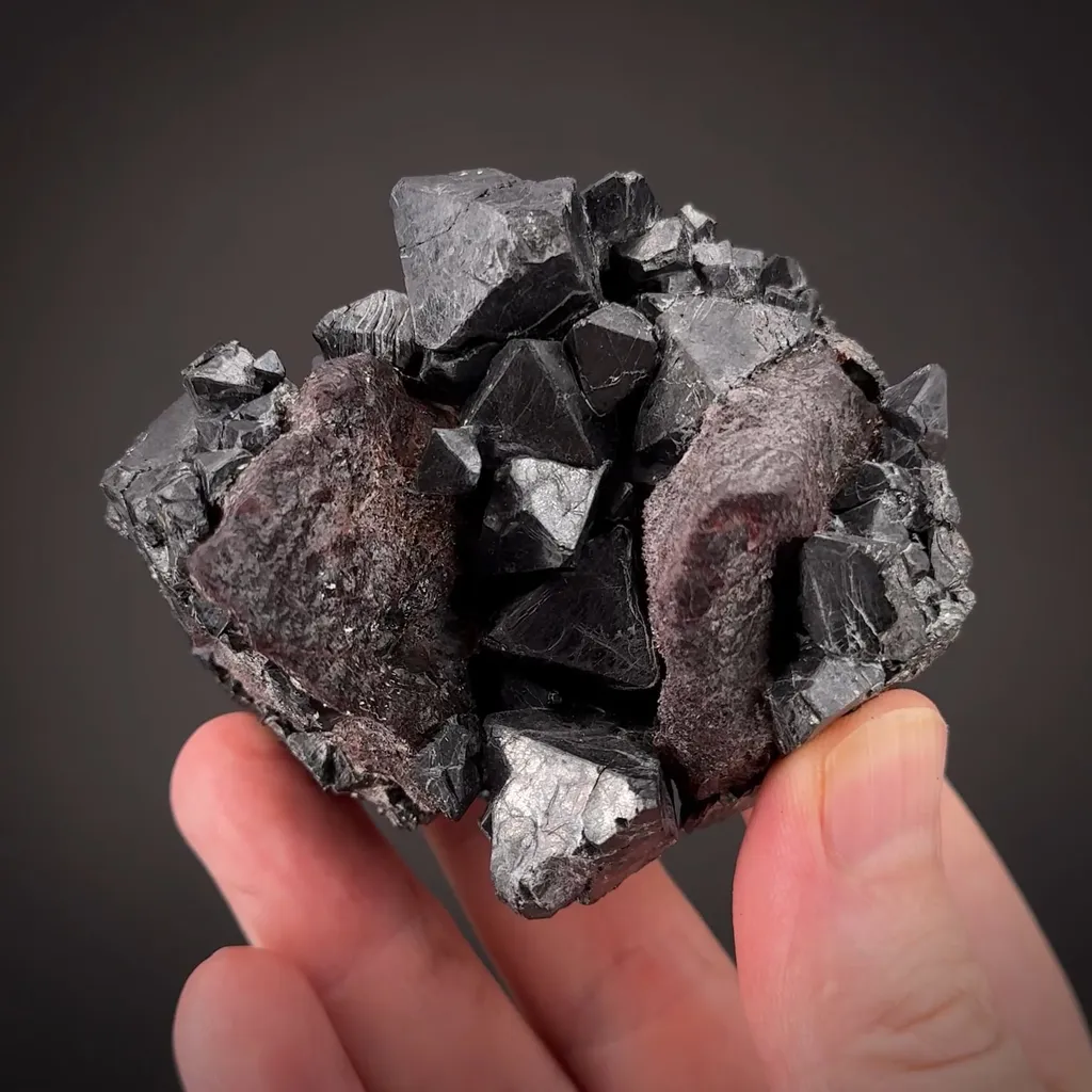 Franklinite with Zincite (circa late 1800s) image