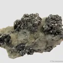 Freieslebenite on Drusy Quartz - image 2