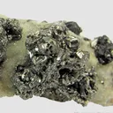 Freieslebenite on Drusy Quartz - image 1