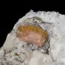 Fresnoite on Analcime - image 1