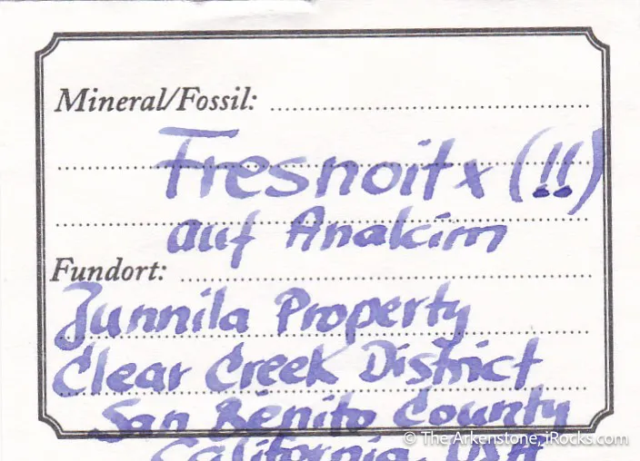 Fresnoite on Analcime - image 4