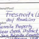 Fresnoite on Analcime - image 4