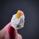 Fresnoite on Analcime - image 2