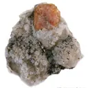 Fresnoite on Analcime - image 1
