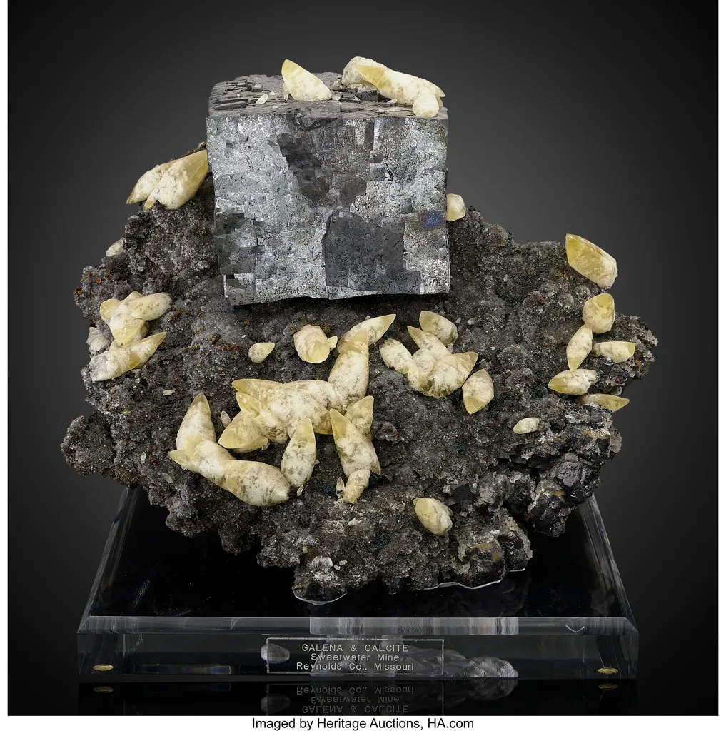 Galena and Calcite image