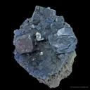 Galena and Fluorite on Sphalerite, With Pyrite - image 5