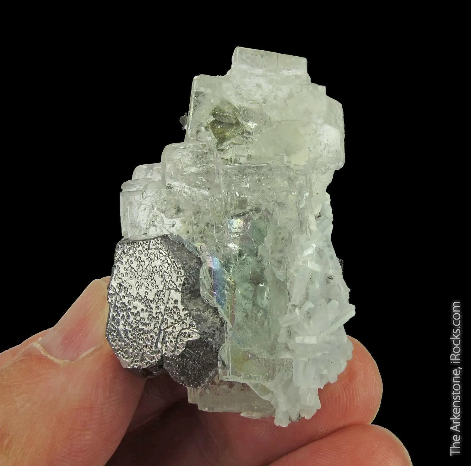 Galena and Fluorite with Baryte and Chalcopyrite - image 2