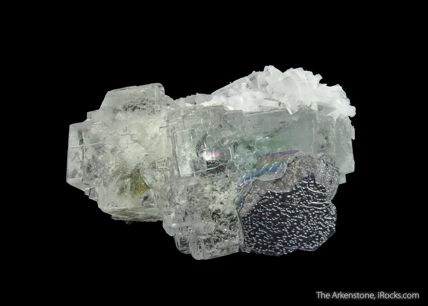 Galena and Fluorite with Baryte and Chalcopyrite - image 4