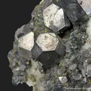 Galena and Marcasite, on Quartz - image 5