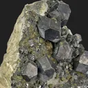 Galena and Marcasite, on Quartz - image 4
