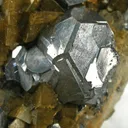 Galena and Siderite on Quartz - image 4