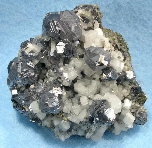 Galena, Calcite image