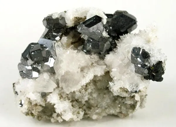 Galena, Calcite image