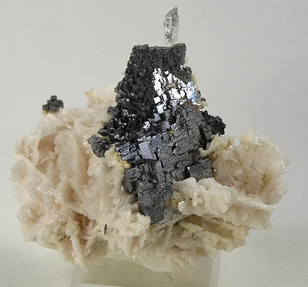 Galena, Calcite image