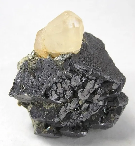 Galena, Calcite image