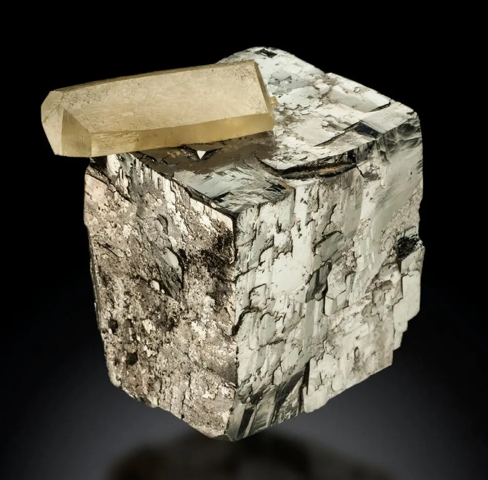 Galena, Calcite image