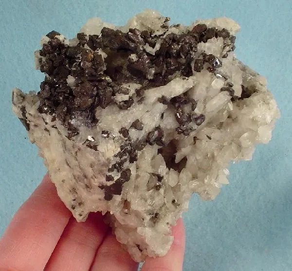 Galena, Calcite image