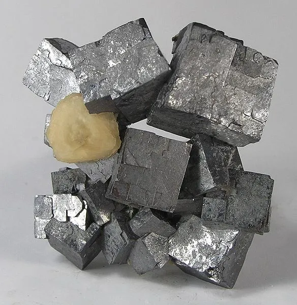 Galena, Calcite image