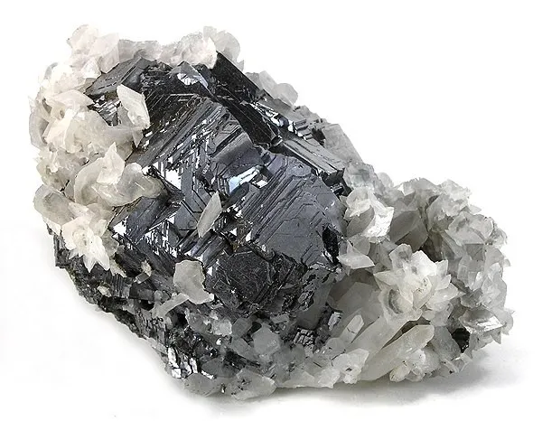 Galena, Calcite, Quartz image