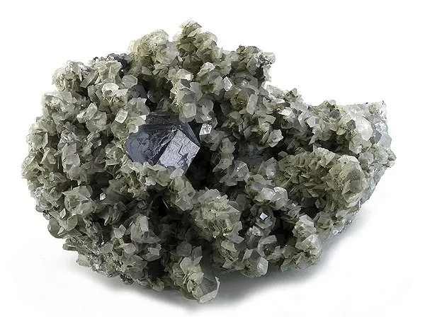 Galena, Calcite, Quartz image