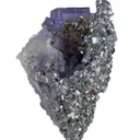 Galena Casts After Fluorite on Fluorite - image 3