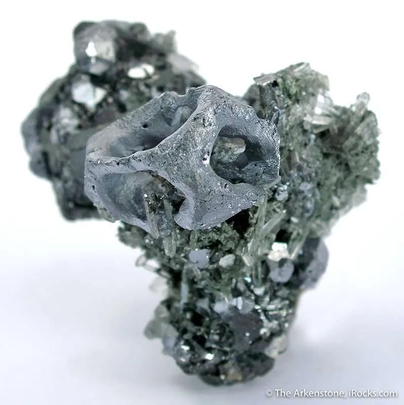 Galena - Cuboctohedral (Skeletal) - image 2