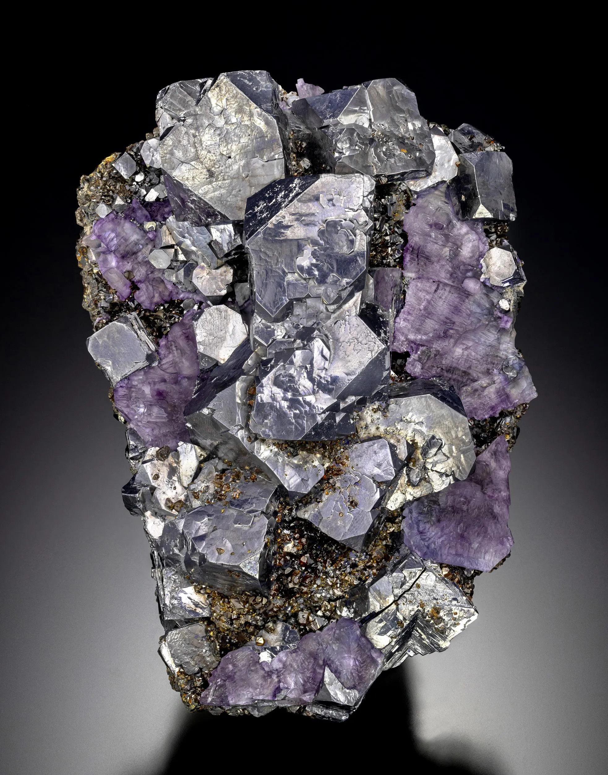 Galena, Fluorite - image 1