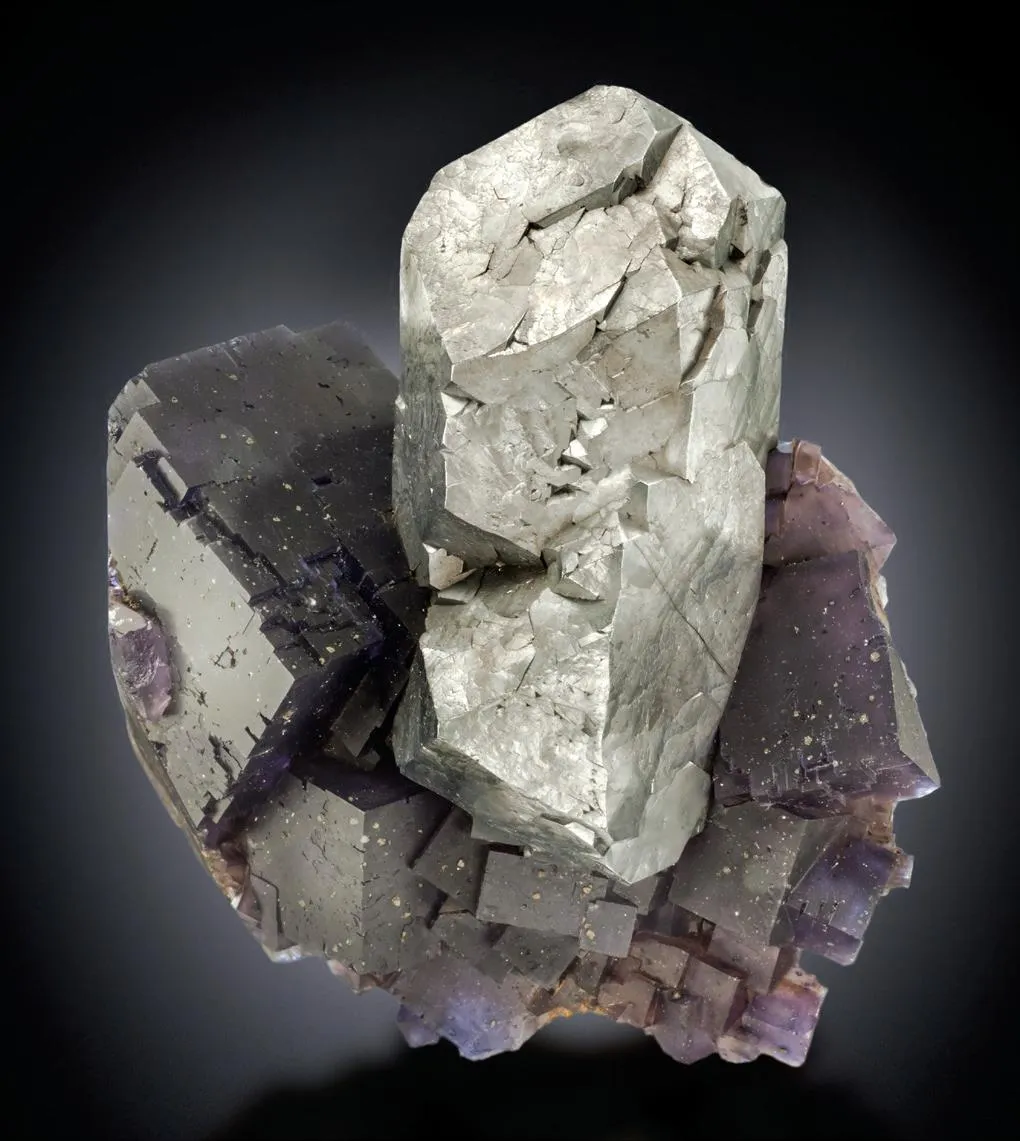 Galena, Fluorite - image 1