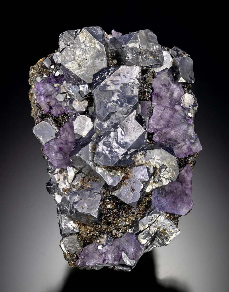 Galena from Annabel Lee Mine, Harris Creek Mining Sub-District, Hardin County, Illinois, USA image
