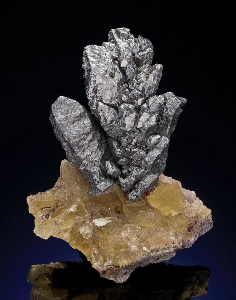 Galena from Crystal Mine, Cave-in-Rock Mining Sub-District, Hardin County, Illinois, USA image