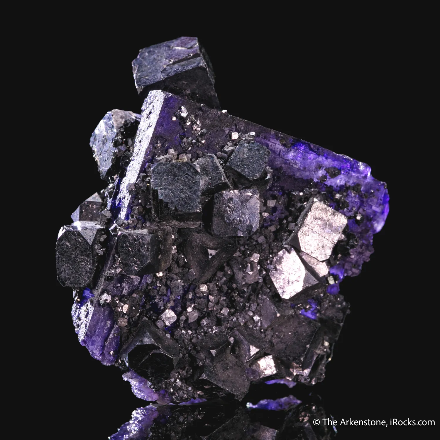 Galena on Fluorite - image 7