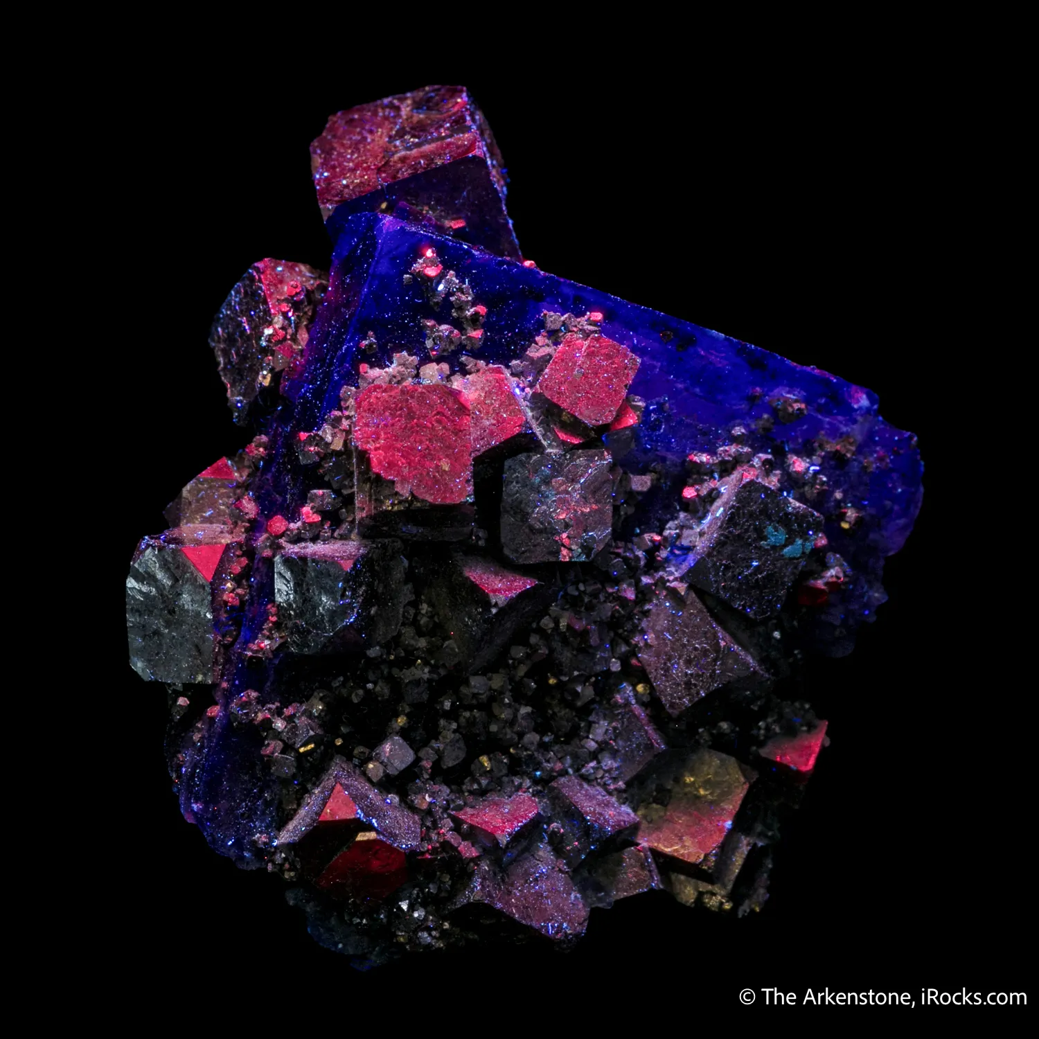 Galena on Fluorite - image 6
