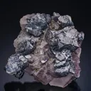 Galena on Fluorite - image 1