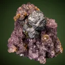 Galena on Fluorite - image 1