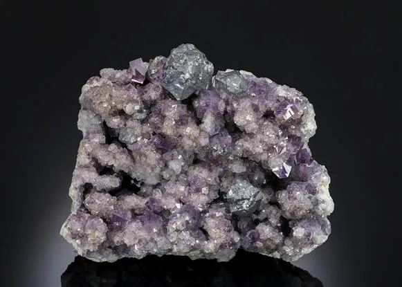 Galena on Fluorite - image 1