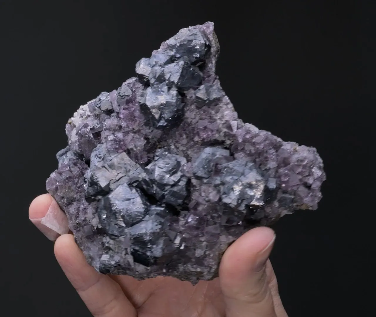 Galena on Fluorite - image 2