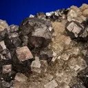 Galena on Fluorite and Quartz - image 2