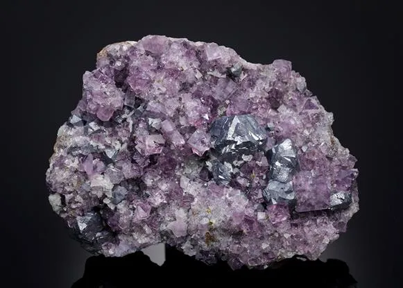 Galena on Fluorite - image 1