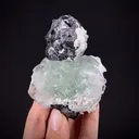 Galena on Fluorite - image 1