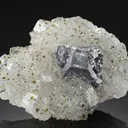 Galena on Fluorite - image 1