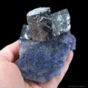 Galena on Fluorite With Sphalerite - image 3