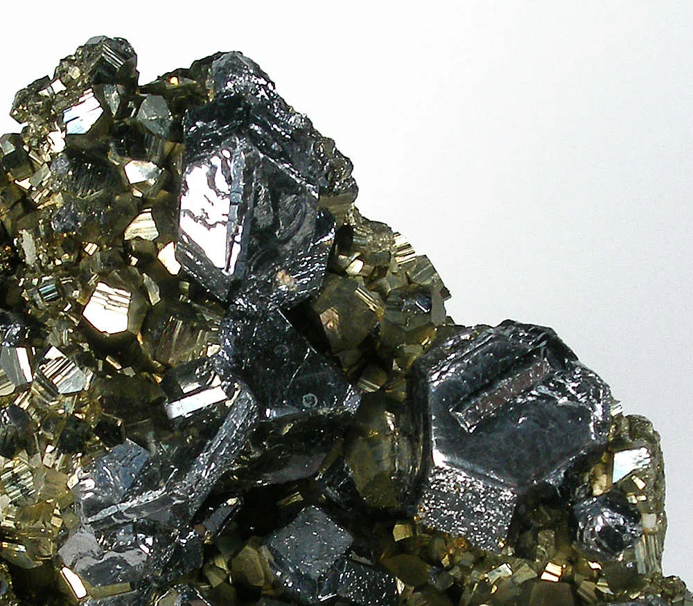 Galena on Pyrite With Calcite - image 4