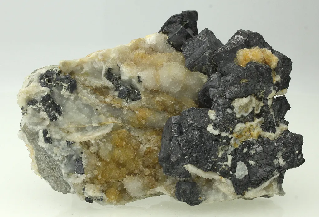 Galena on Quartz